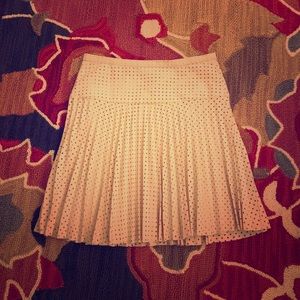 J. Crew Blush Pleated Skirt